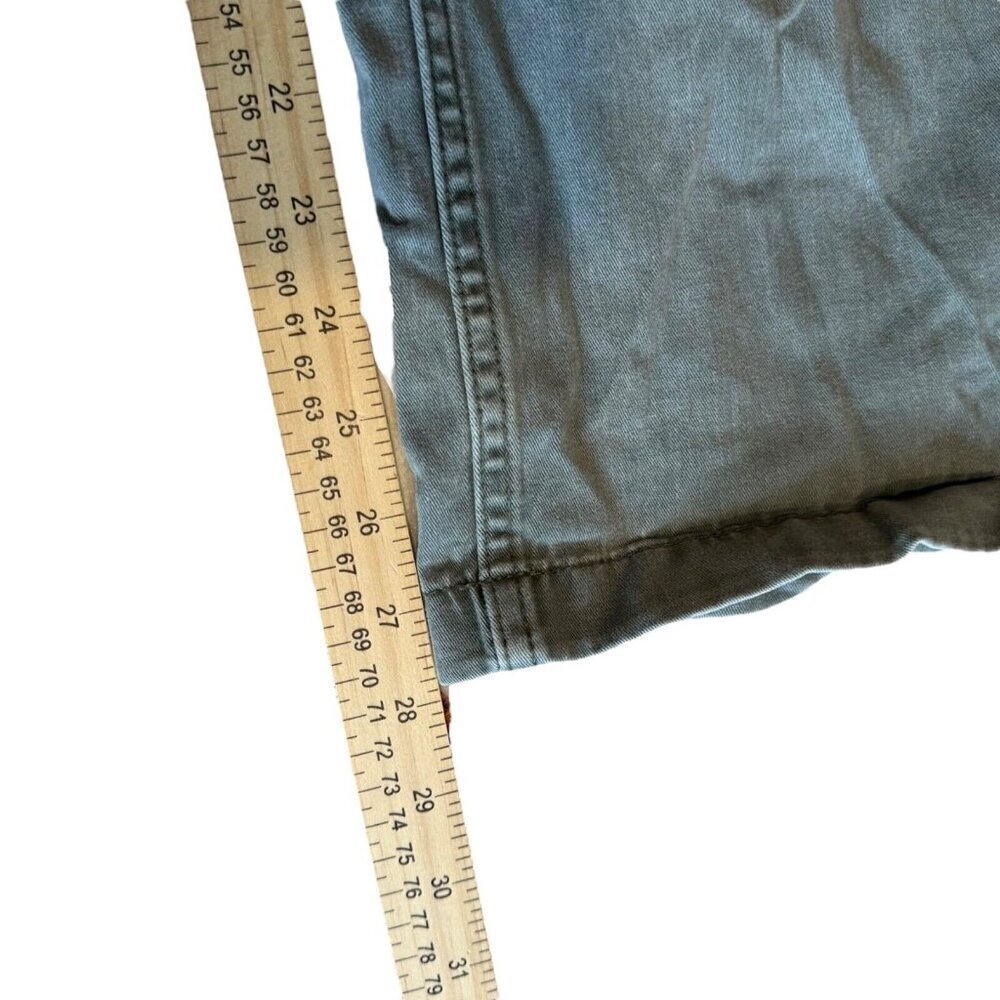 Abercrombie Kids Cargo Pants Green Wide Leg Pockets Girls Size 17/18 - Picture 8 of 10